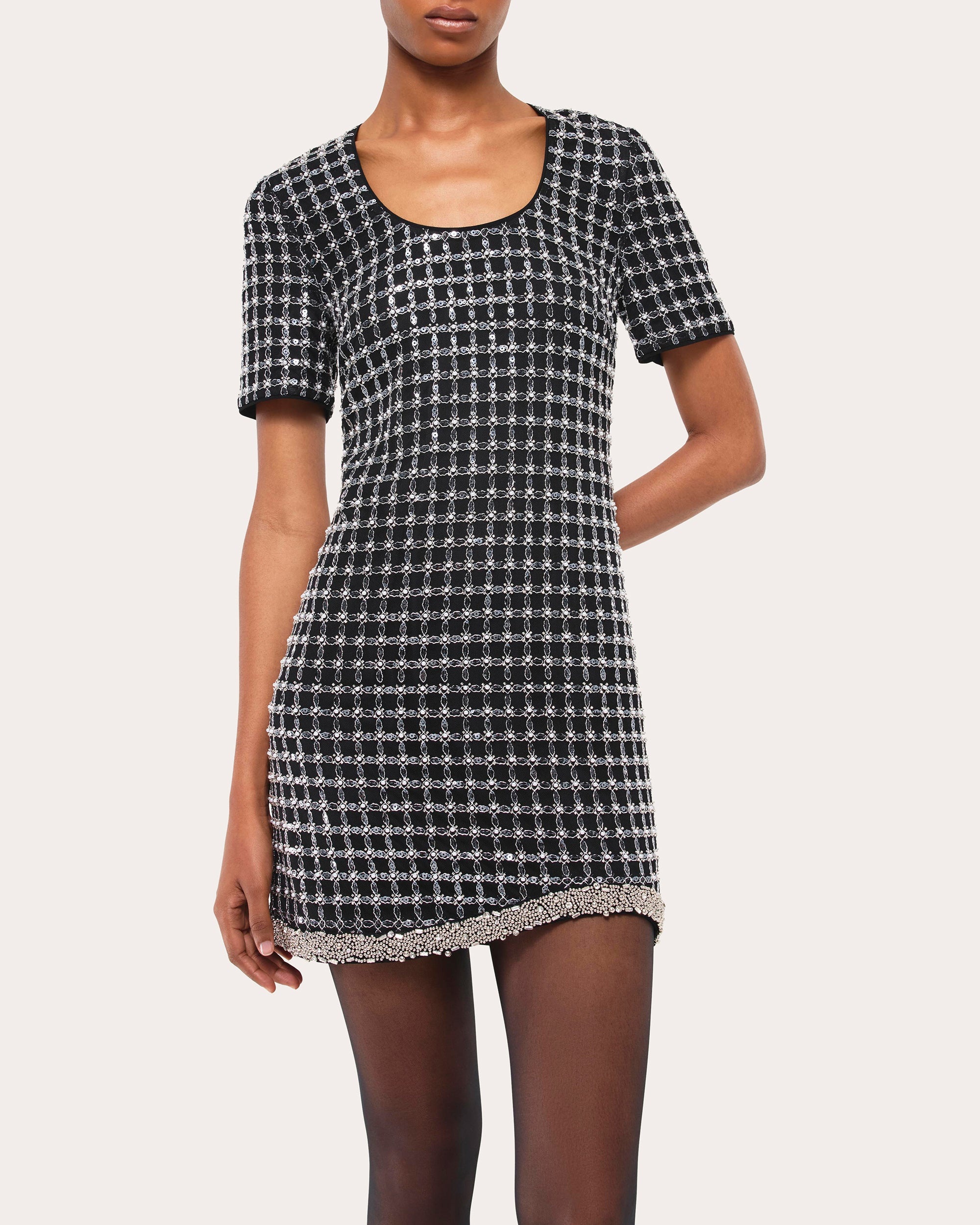 Vivalie Embellished Mini Dress - 4