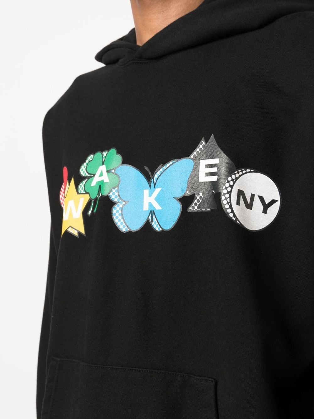 graphic logo-print hoodie - 5
