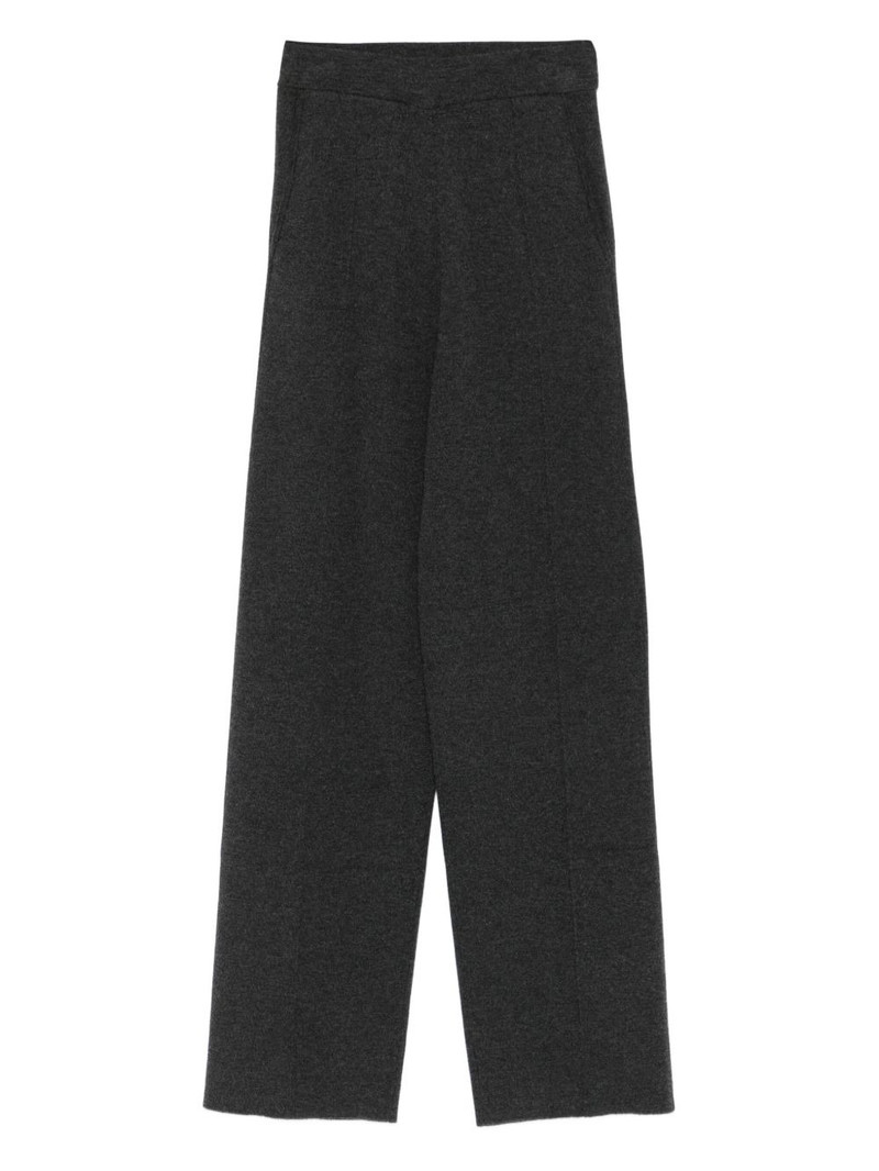 flat-front side-pocket trousers 1