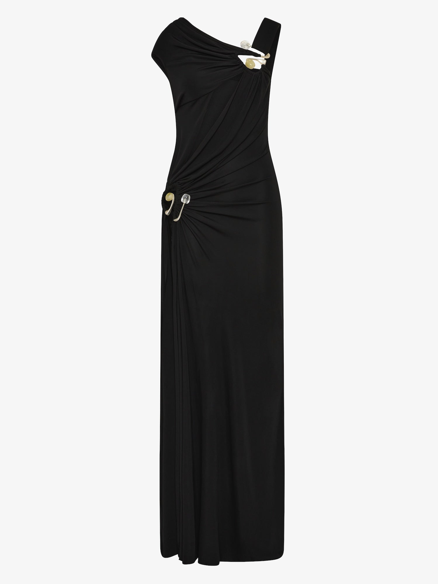 Veer Spiral Crystal Draped Jersey Dress - 6