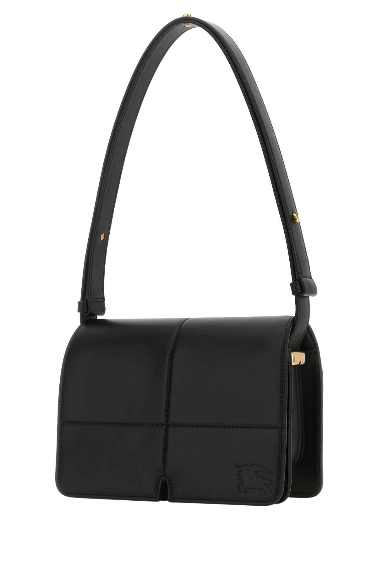 Burberry Women Black Leather Snip Shoulder Bag - 2