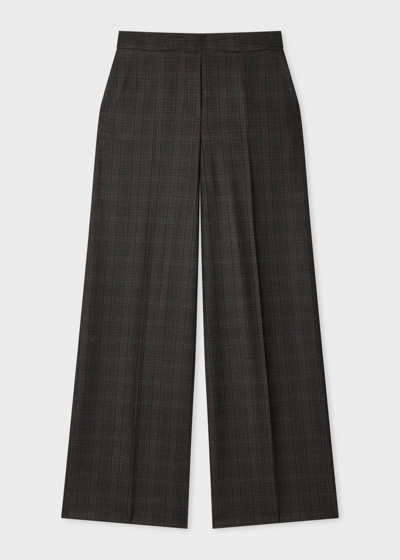 Women's Black Flecked Check Suit 5