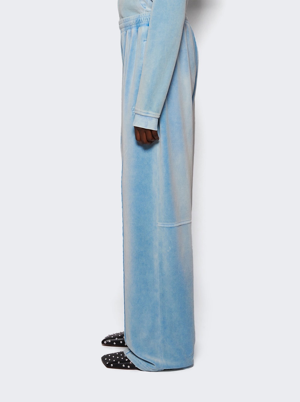 Track Pant Washed Light Blue - 4