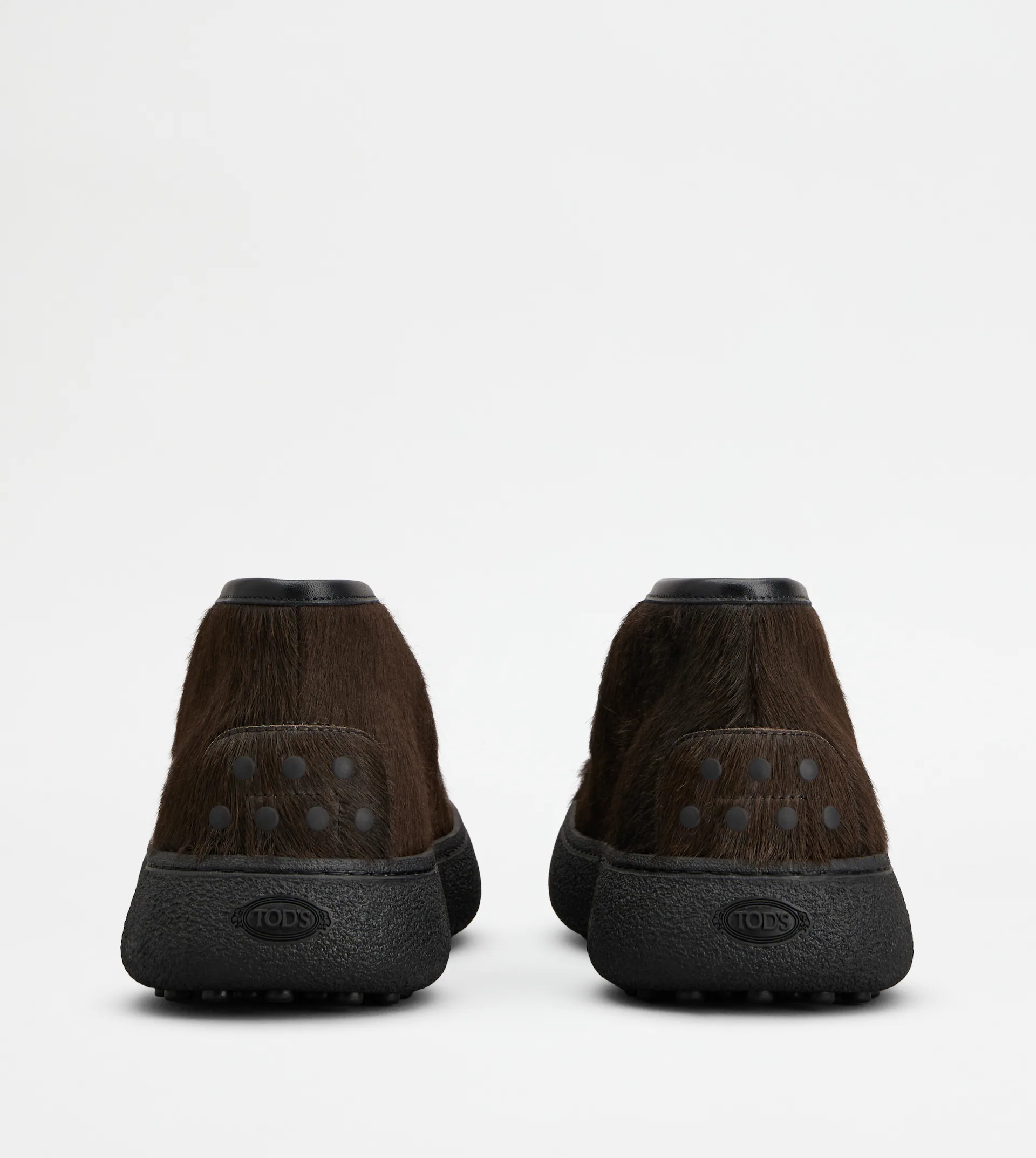 TOD'S W. G. BOOTS IN LEATHER - BROWN, BLACK - 2