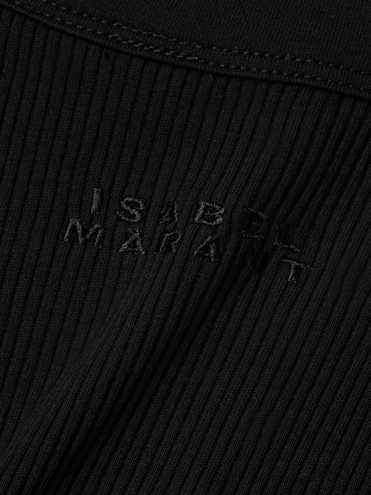 Ribbed Cotton-jersey T-shirt - 5