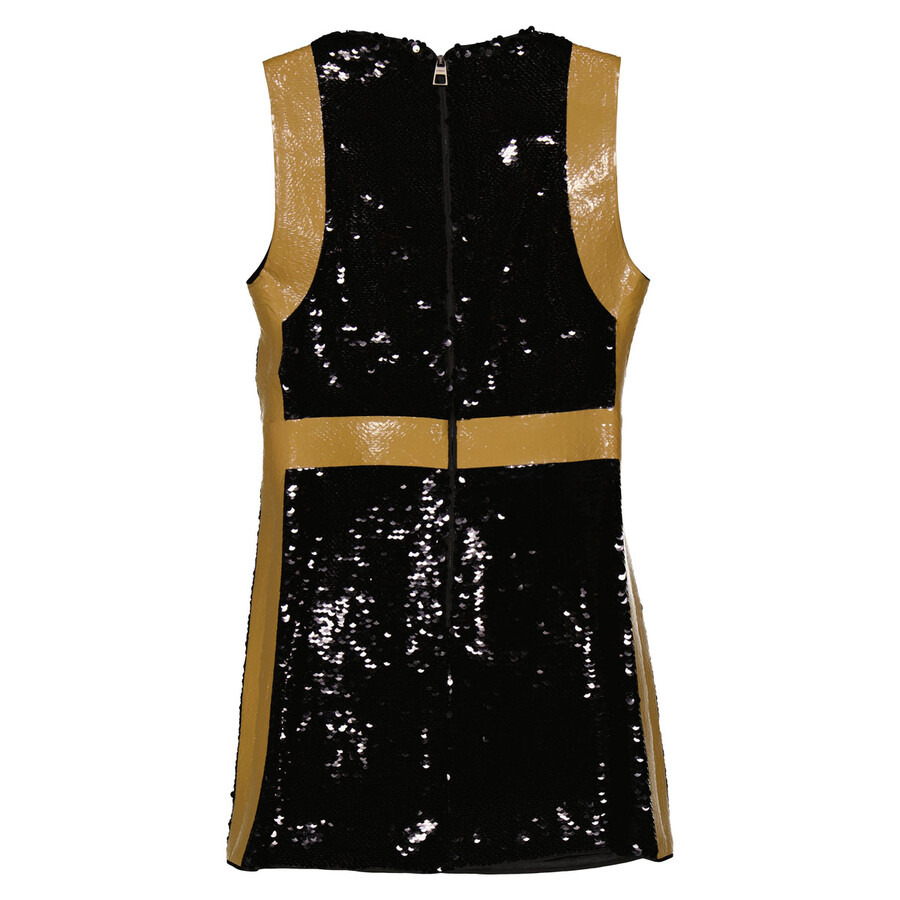 Burberry Tape Detail Sequinned Mini Dress - 8