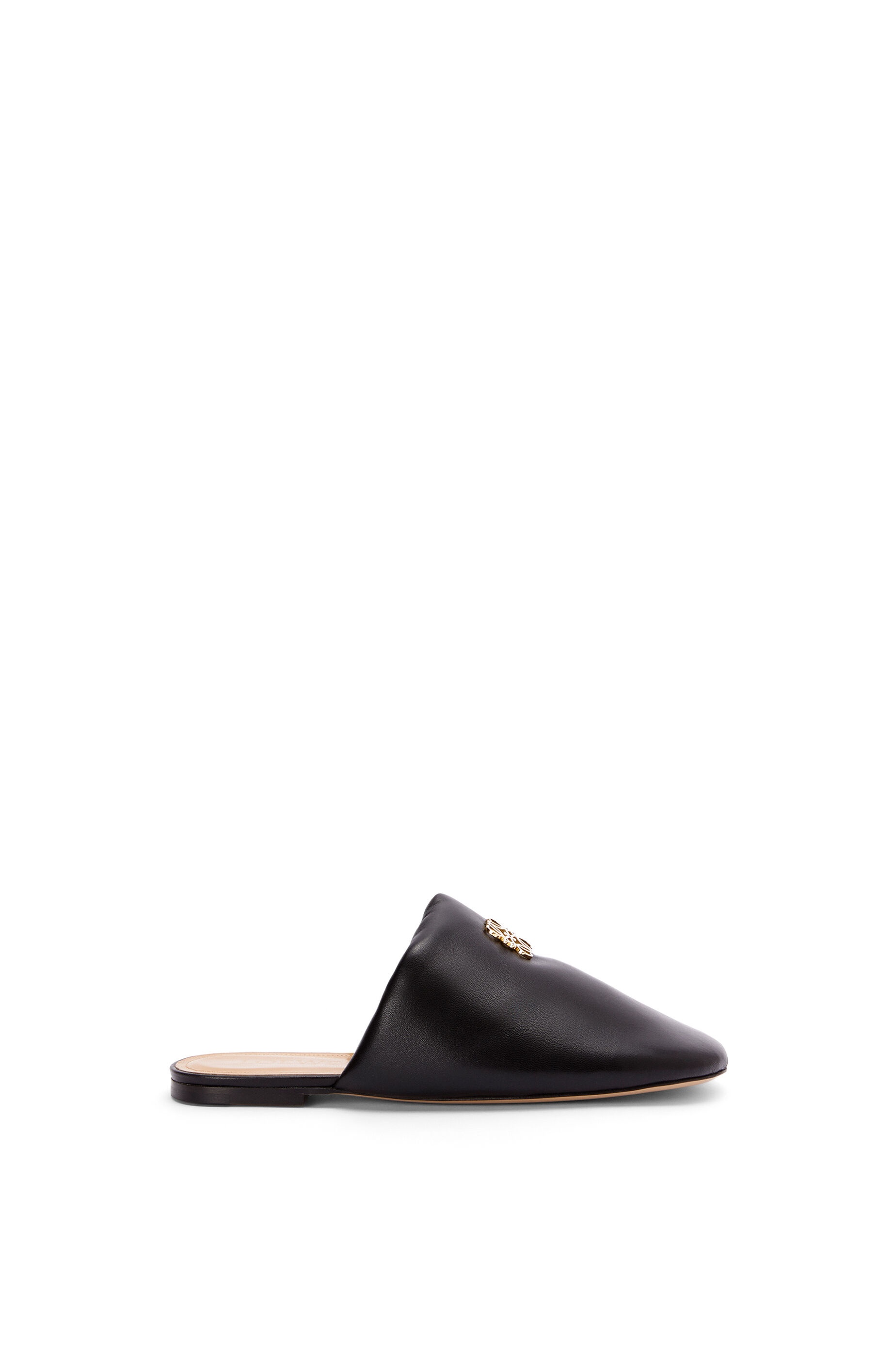 Padded Anagram mule in lambskin - 1