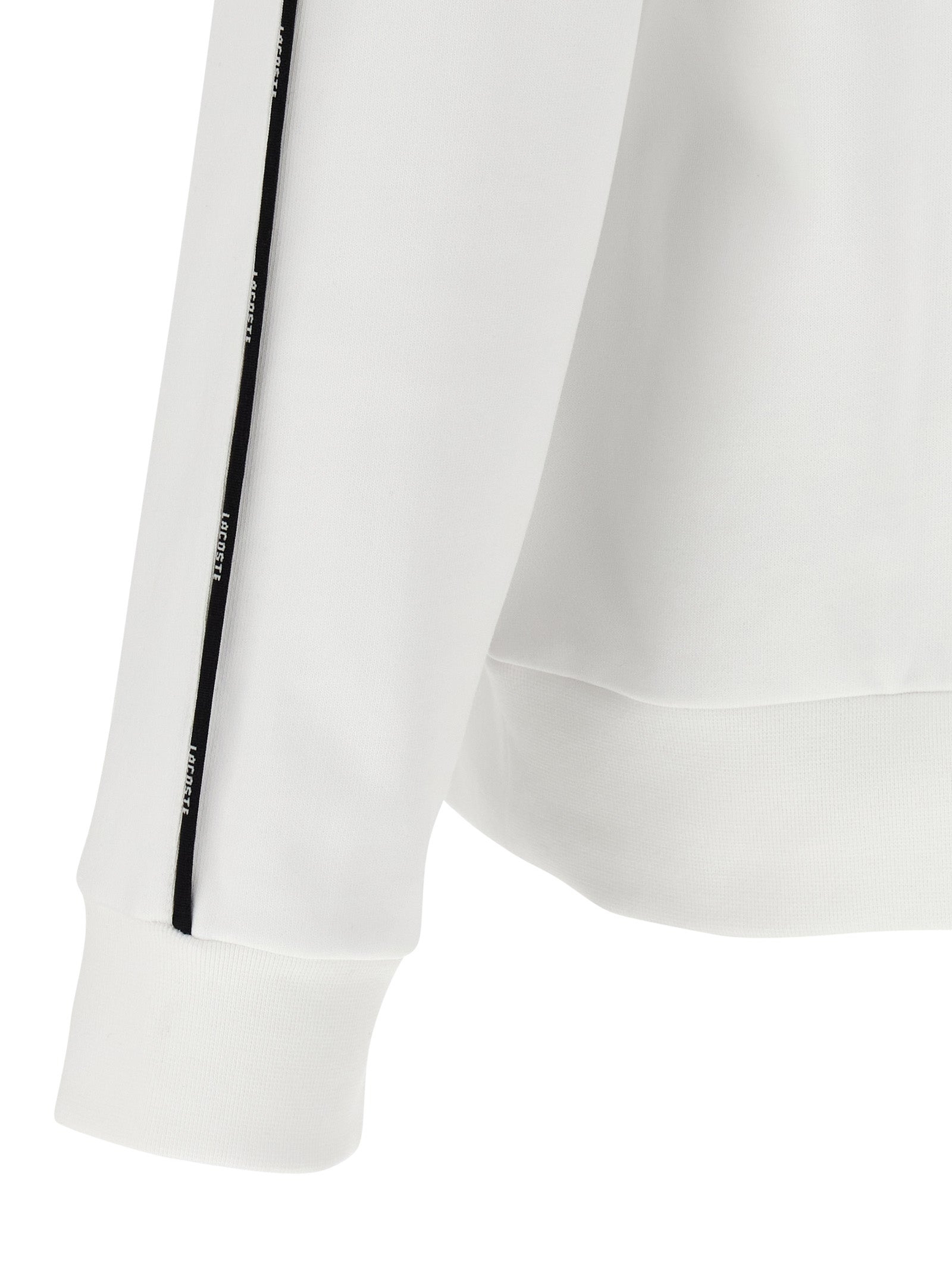 Lacoste Trim Sweatshirt White - 4