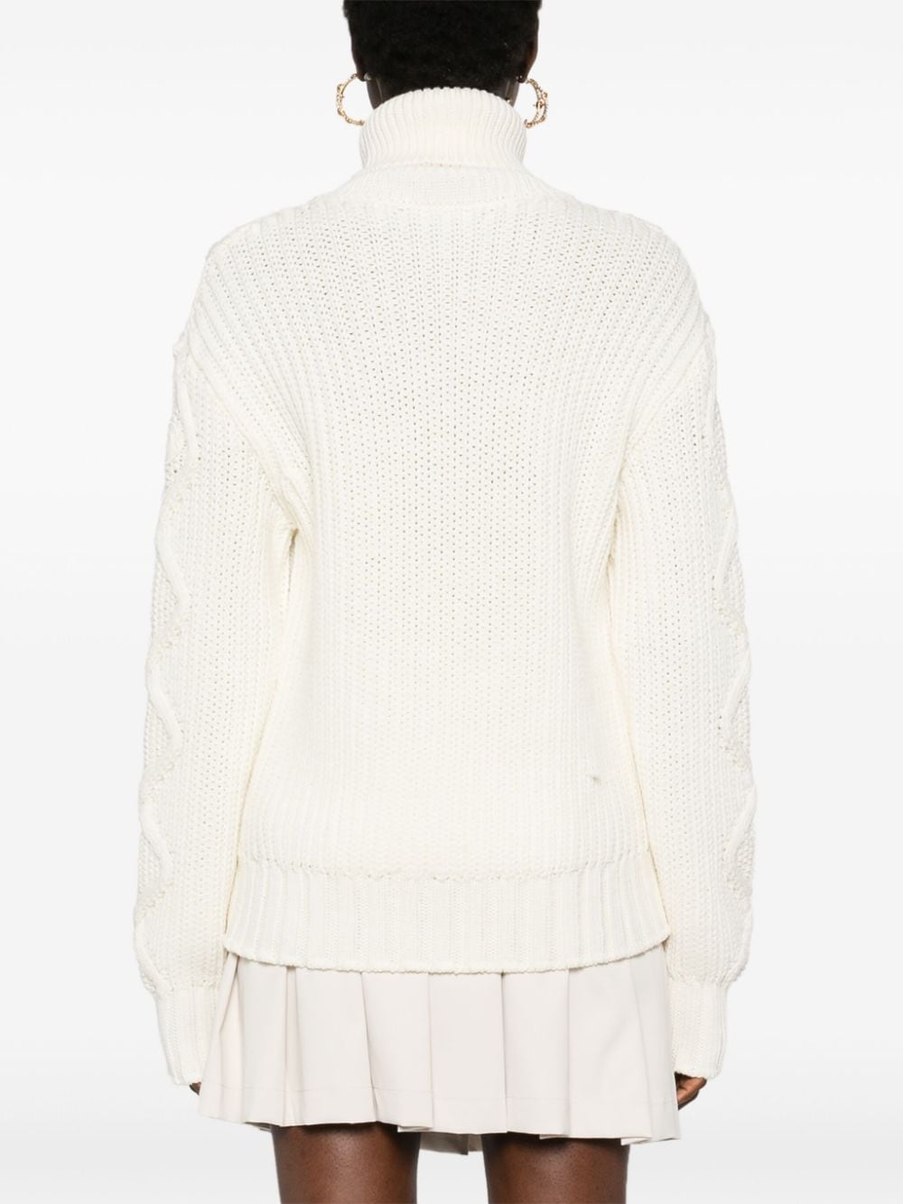 wool turtleneck sweater - 4