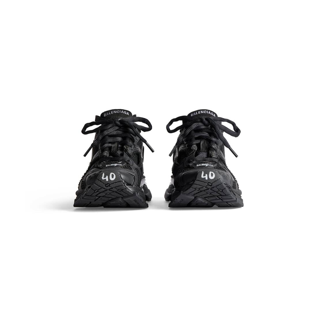 Men's Runner Sneaker in Black - 3