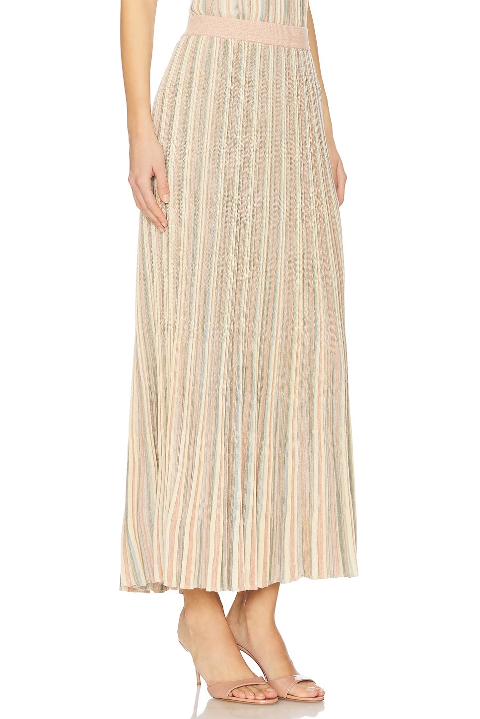 Illuminate Mouline Maxi Skirt - 2