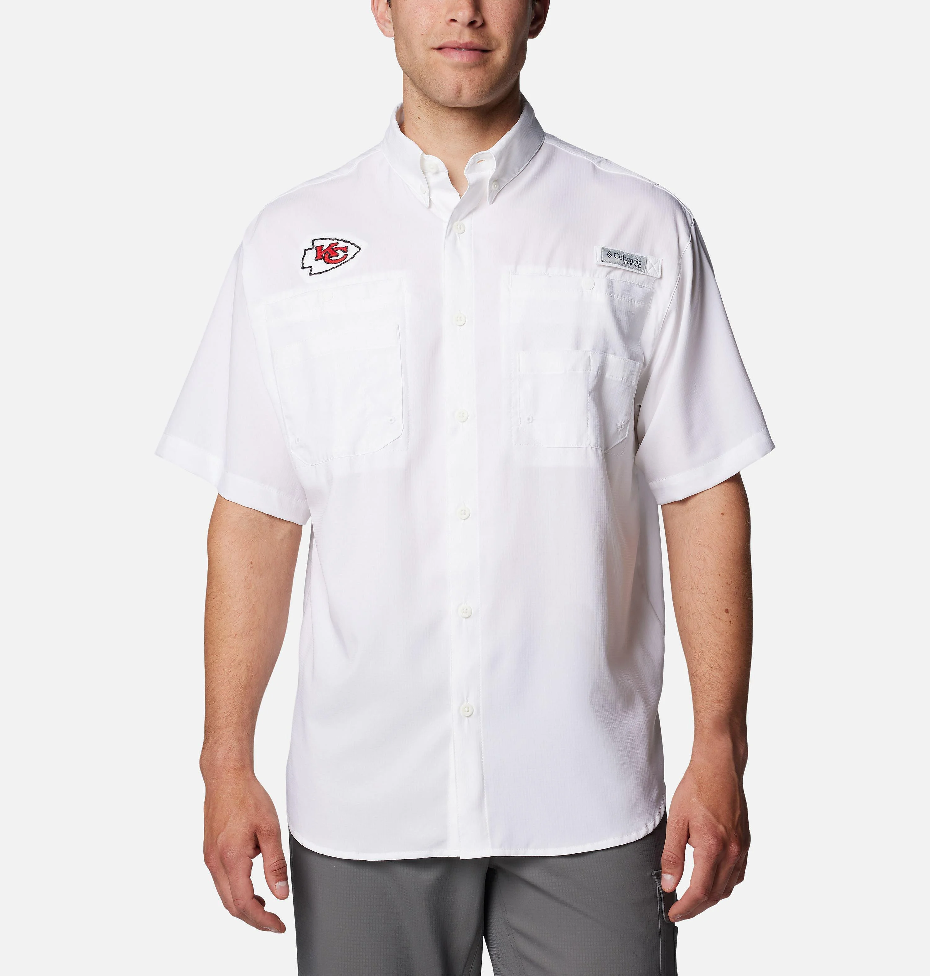 Men's PFG Tamiami Short Sleeve Shirt - Kansas City Chiefs - 1