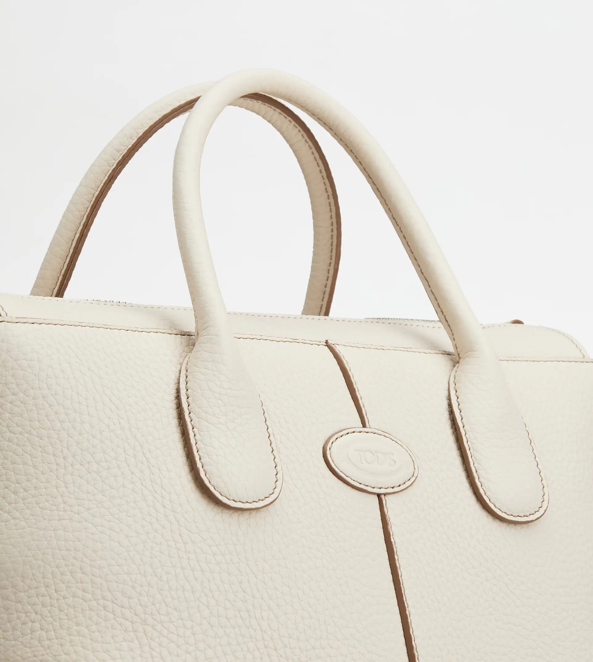 TOD'S DI BAG IN LEATHER SMALL - OFF WHITE - 5