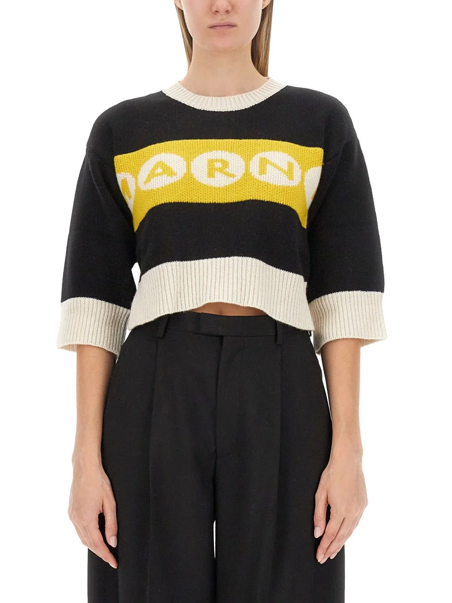Marni Women Jersey With Logo - 1
