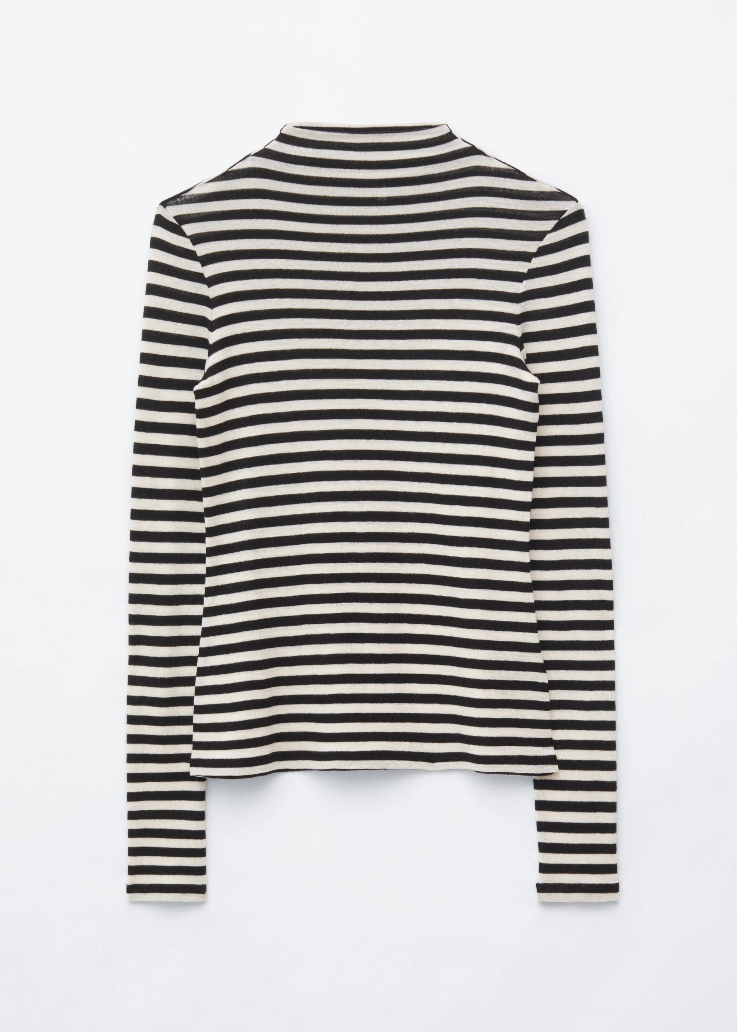 Wool Mock-Neck Top - 1