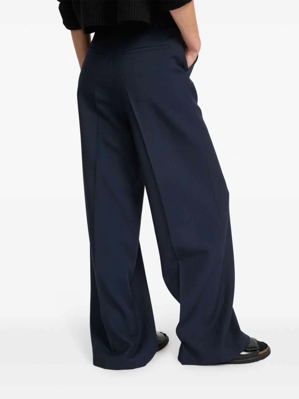 wool tailored trousers - 4