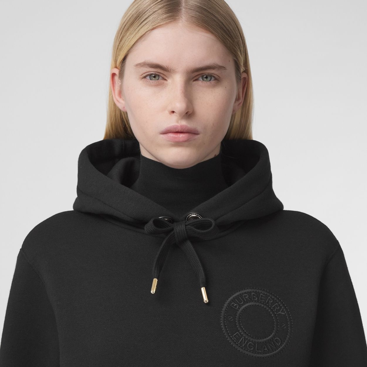 Logo Graphic Cotton Jersey Oversized Hoodie - 3
