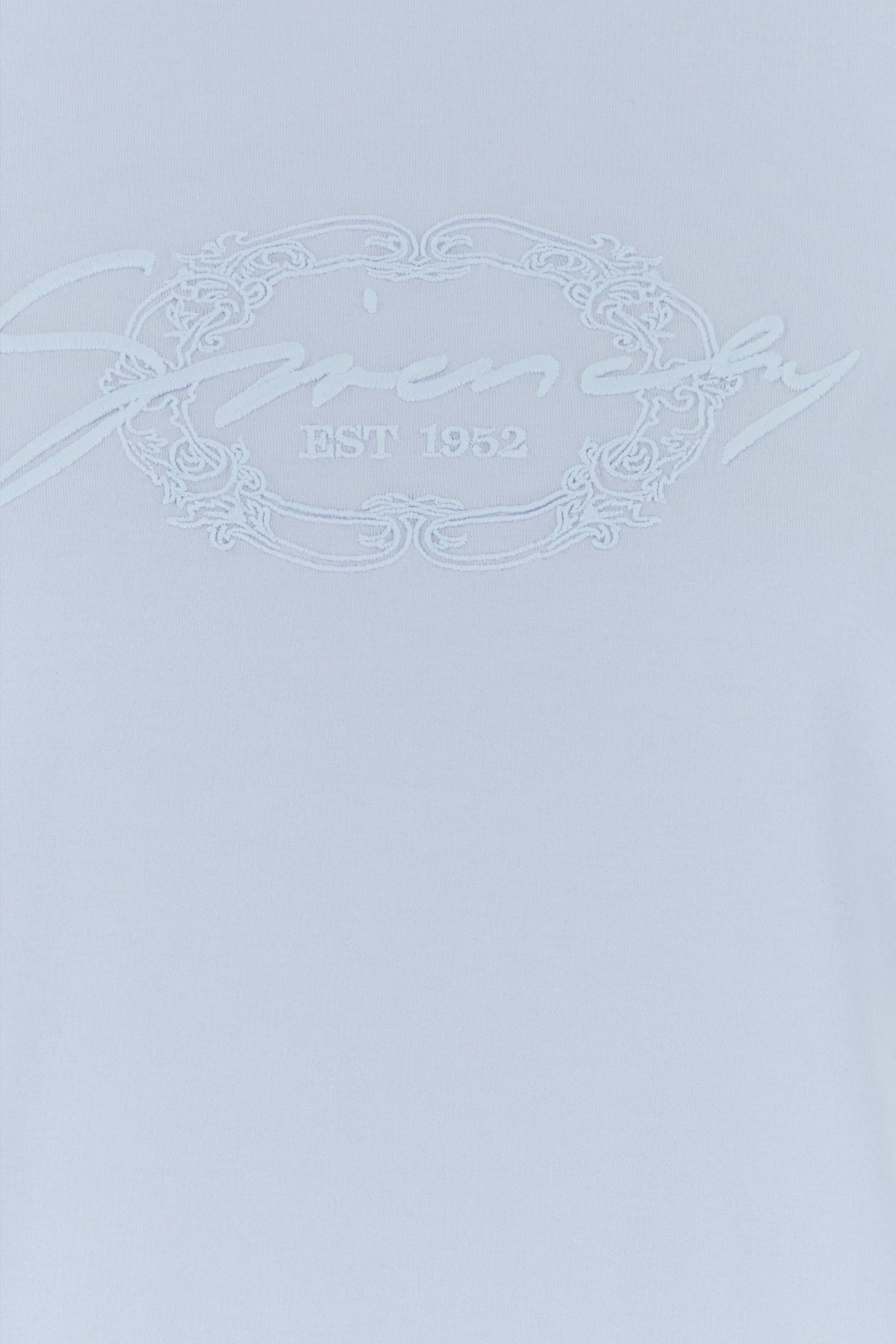 Powder blue cotton t-shirt - 3