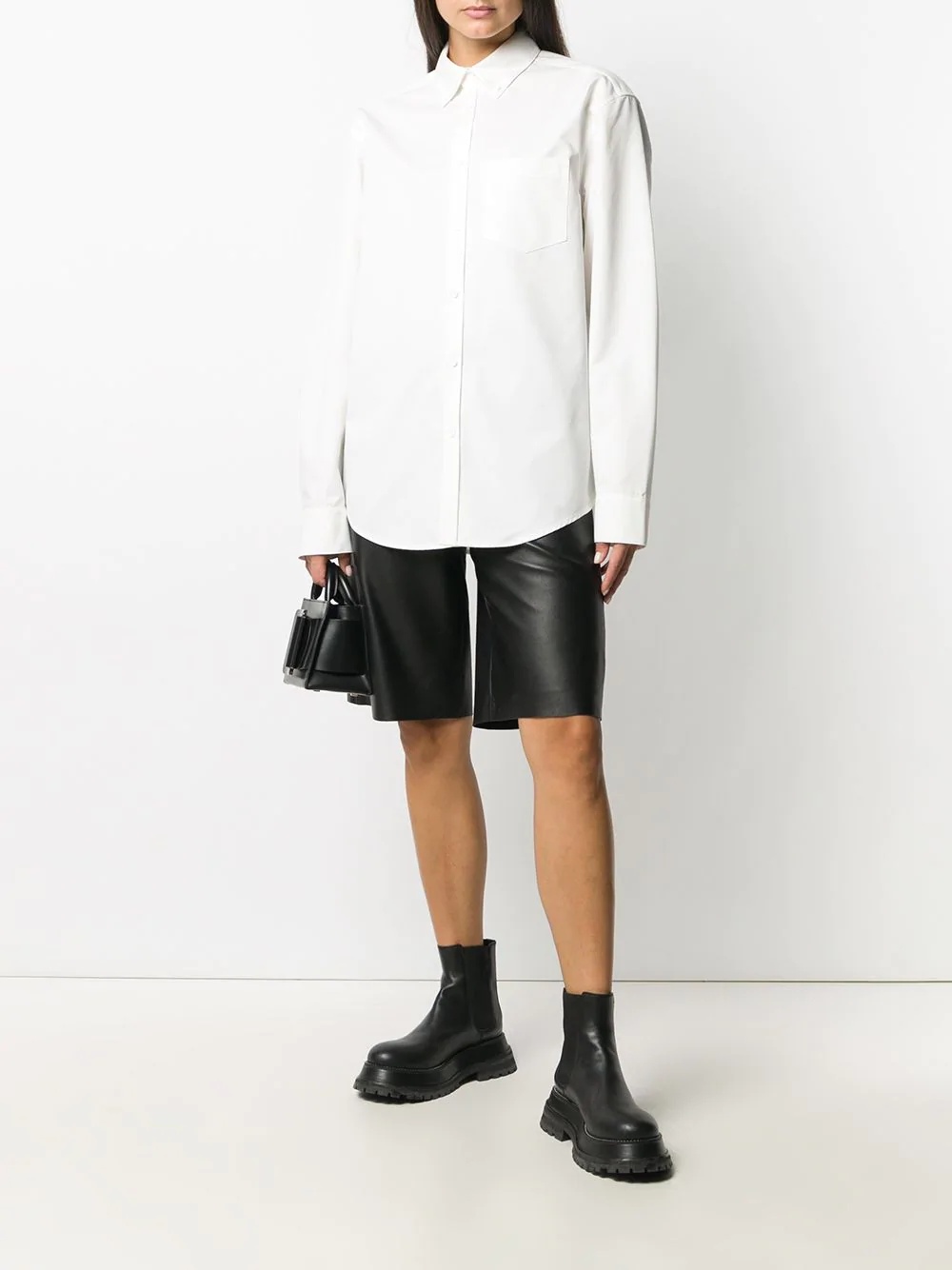 plain long-sleeve shirt - 6