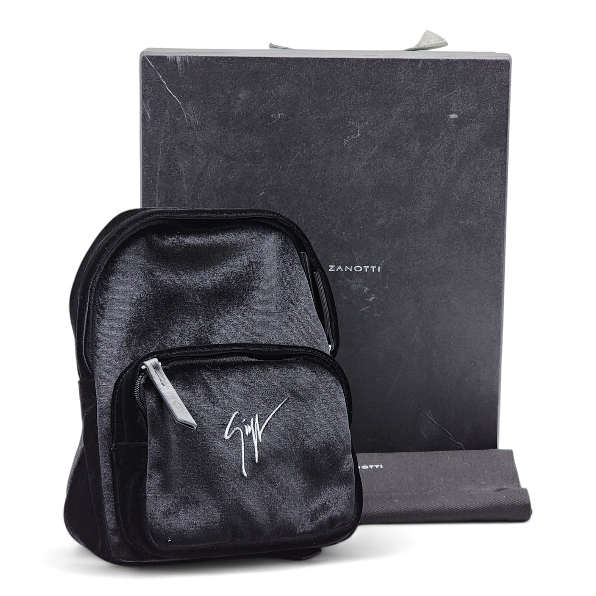 Giuseppe Zanotti Kilo XS Mini Backpack - Velvet - Black - 6