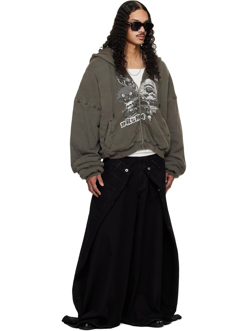 LU'U DAN Black Maxi x Maxi x Maxi Jeans outlook