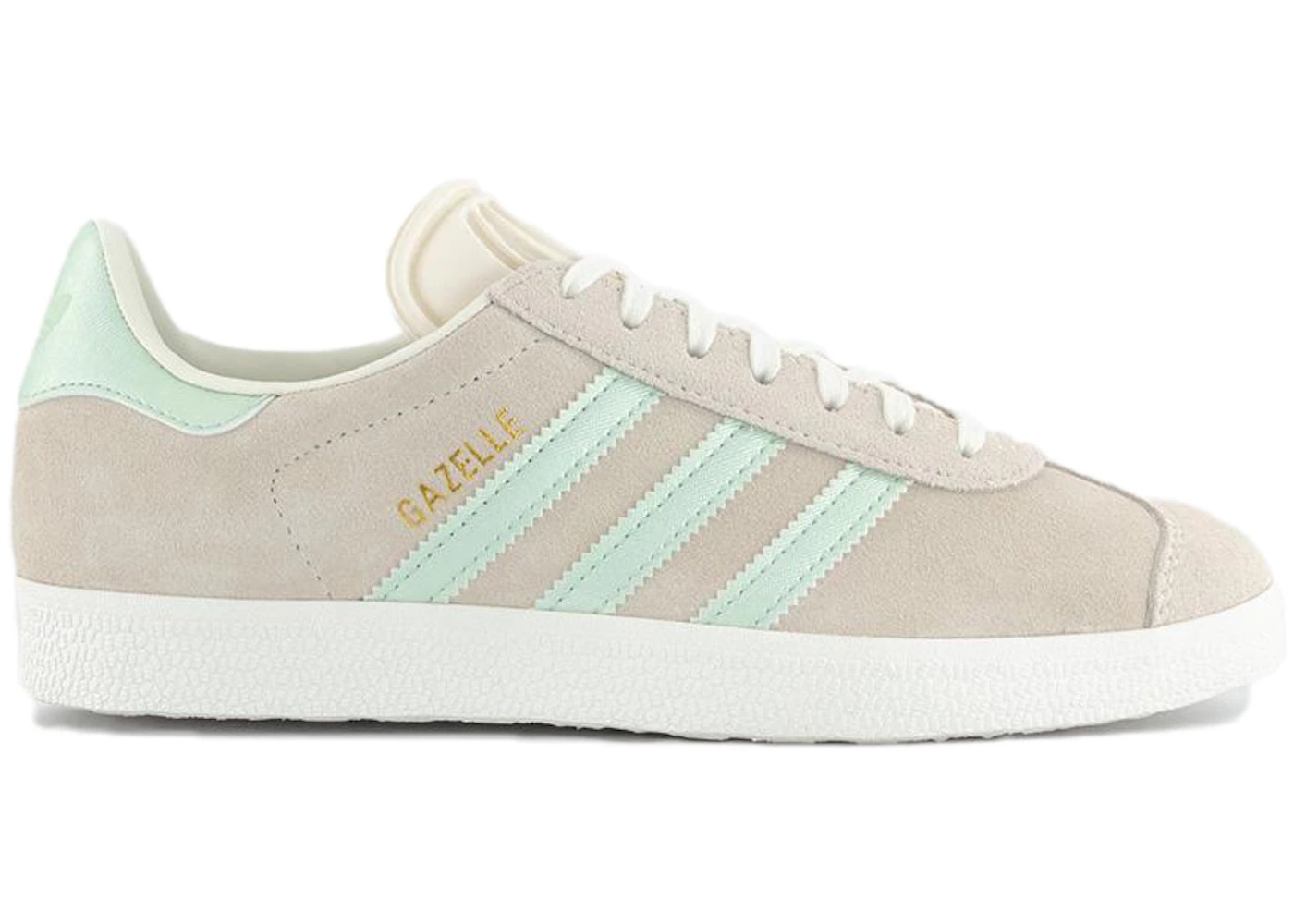 adidas Gazelle Linen Green Metallic (Women's) - 1