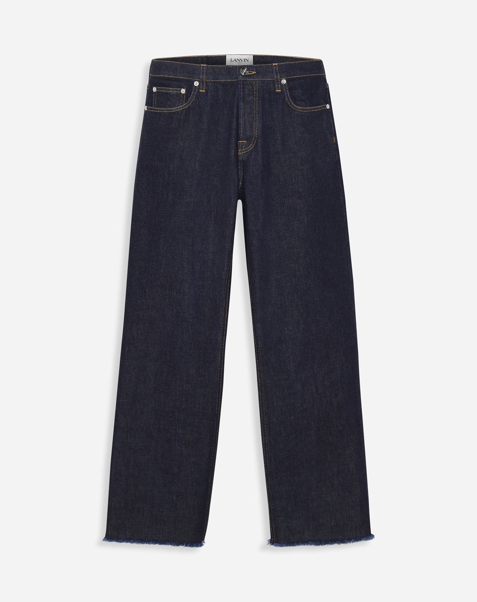 STRAIGHT-LEG DENIM PANTS - 1