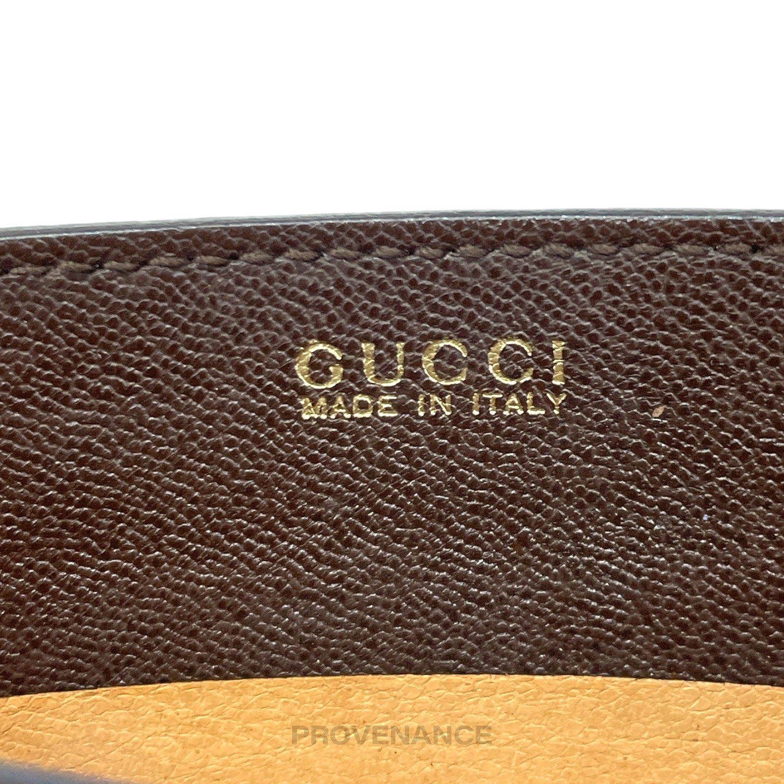 Gucci G Card Holder Wallet - Brown Leather - 5