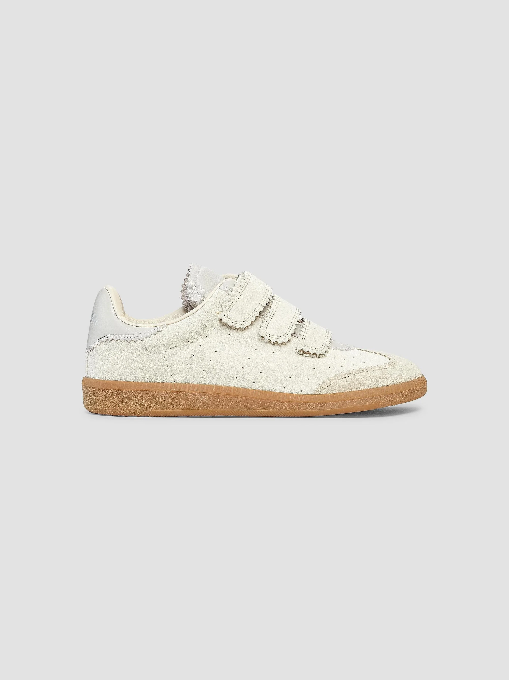 Women's Beth Suede Low-Top Sneakers - Ecru - 1