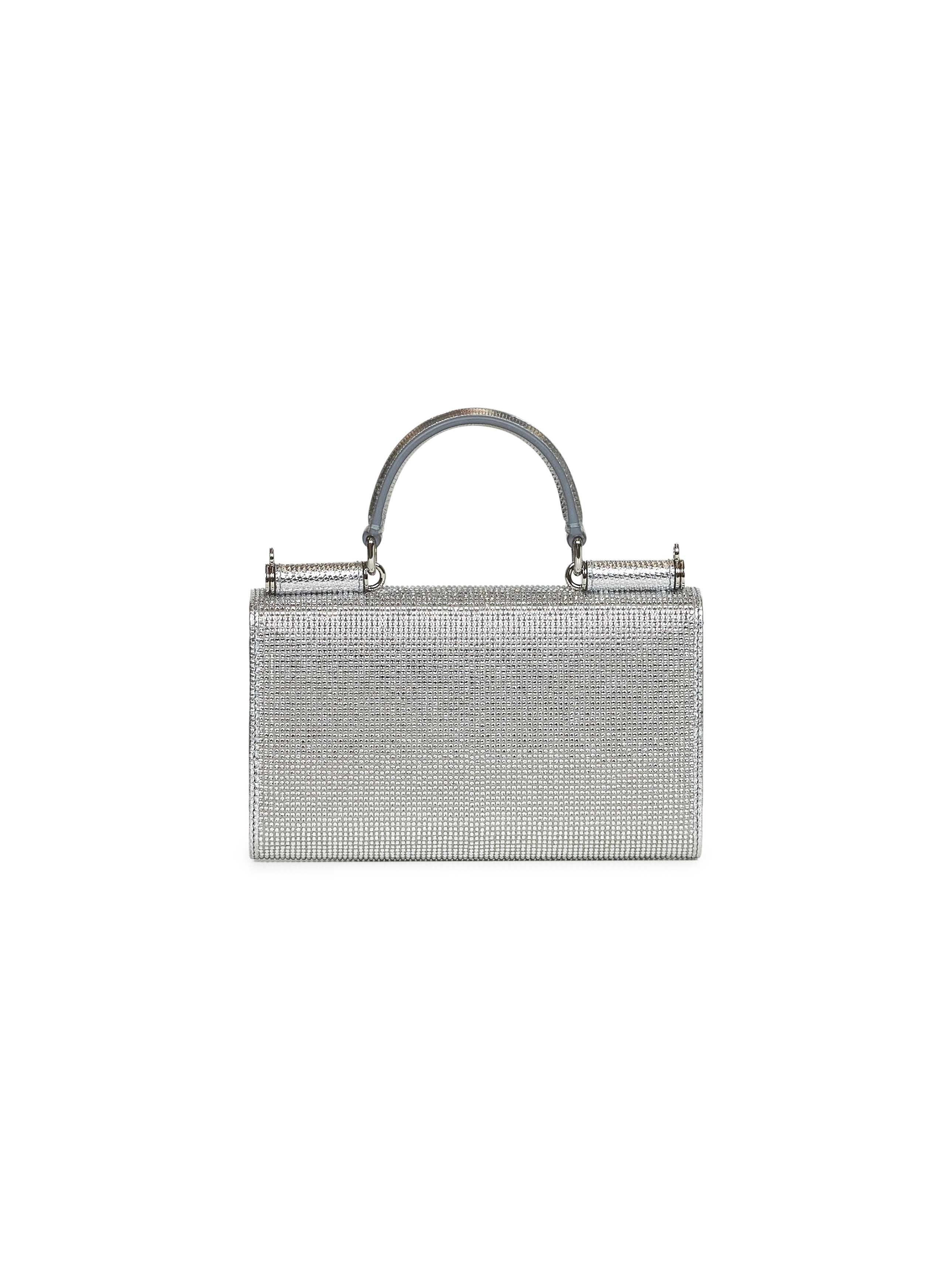 Silver Phone bag with shoulder strap - 3