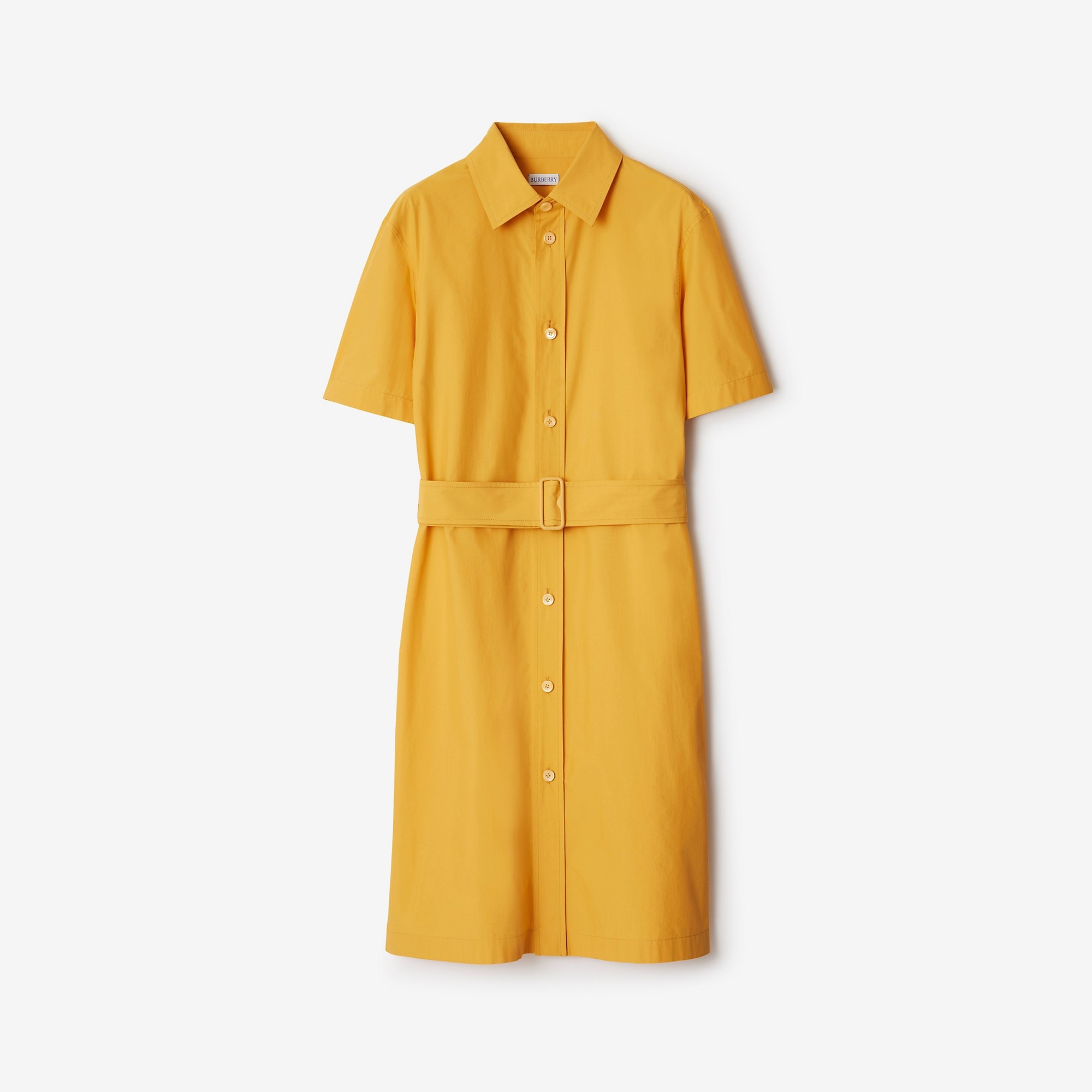 Cotton Blend Shirt Dress - 1