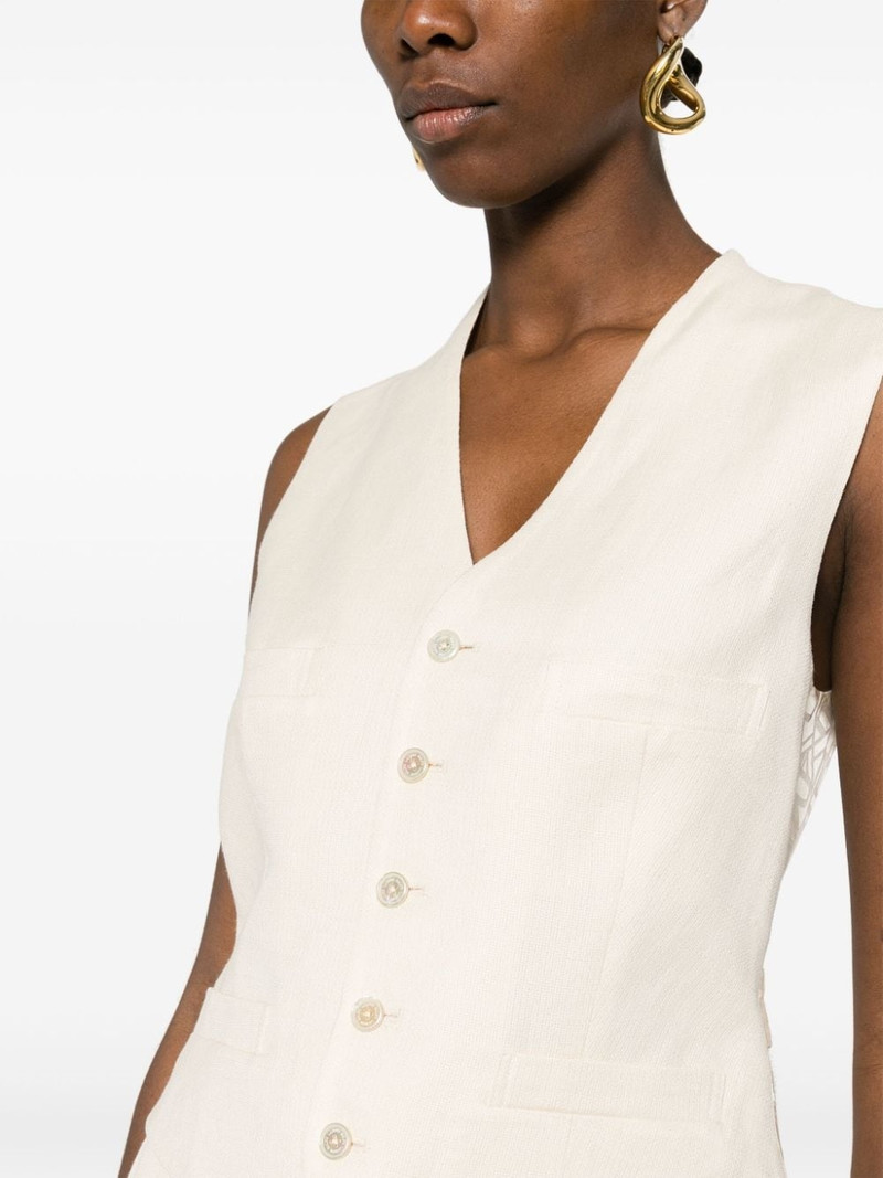 logo-jacquard vest 5