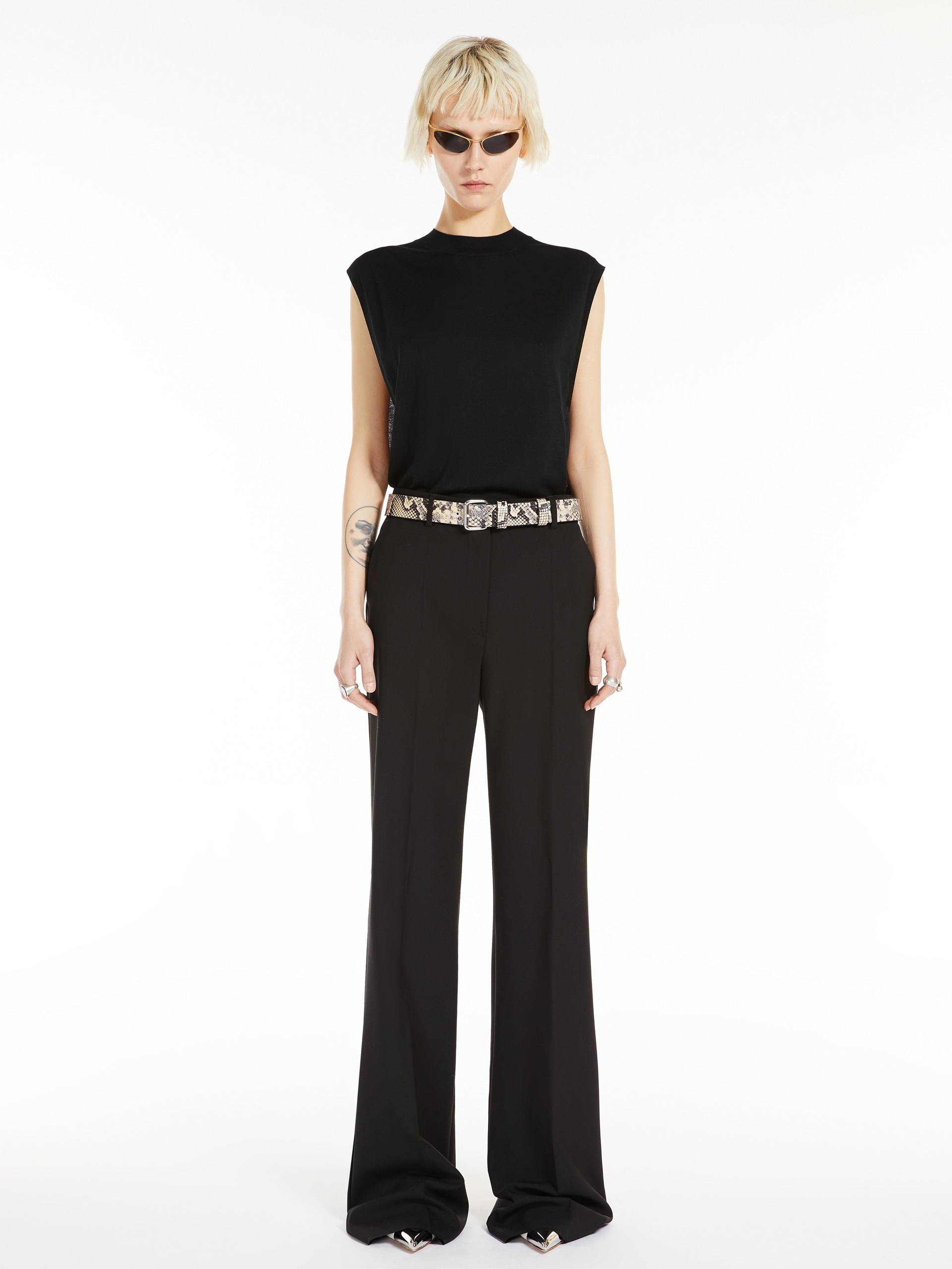 ODISSEA Sleeveless wool and silk sweater - 2