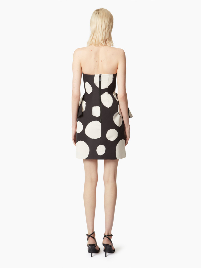 BUSTIER MINI-DRESS WITH PEPLUM 4