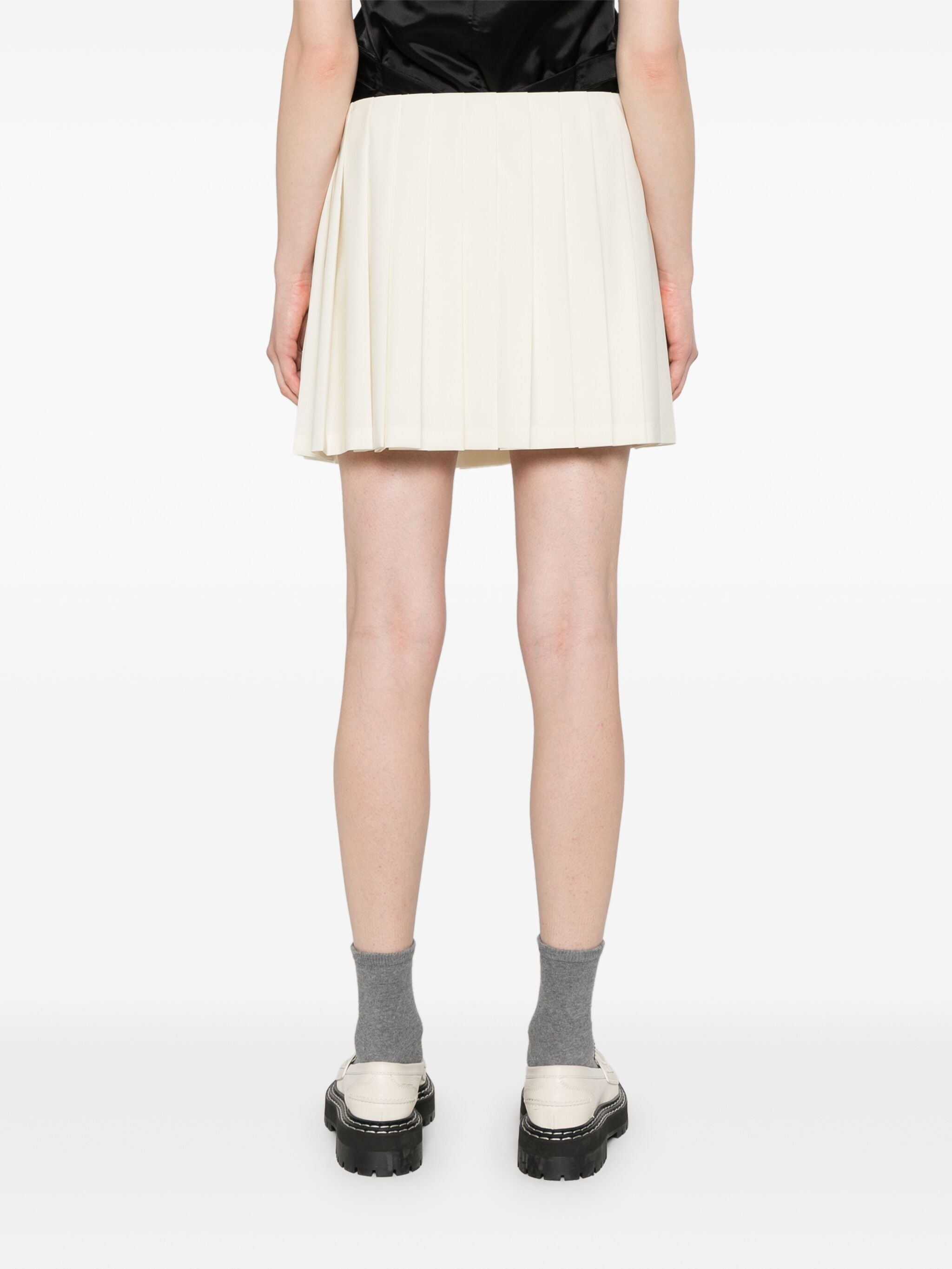 Pleated Mini Skirt - 3