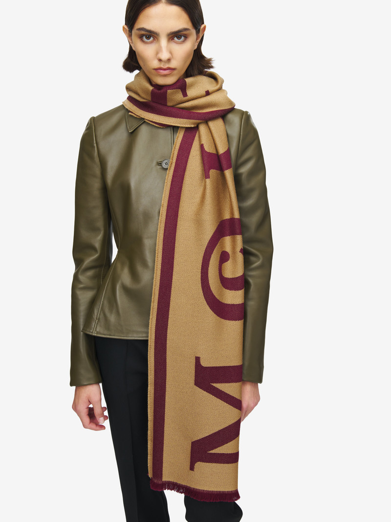 Alexander McQueen McQueen Wool Jacquard Scarf outlook