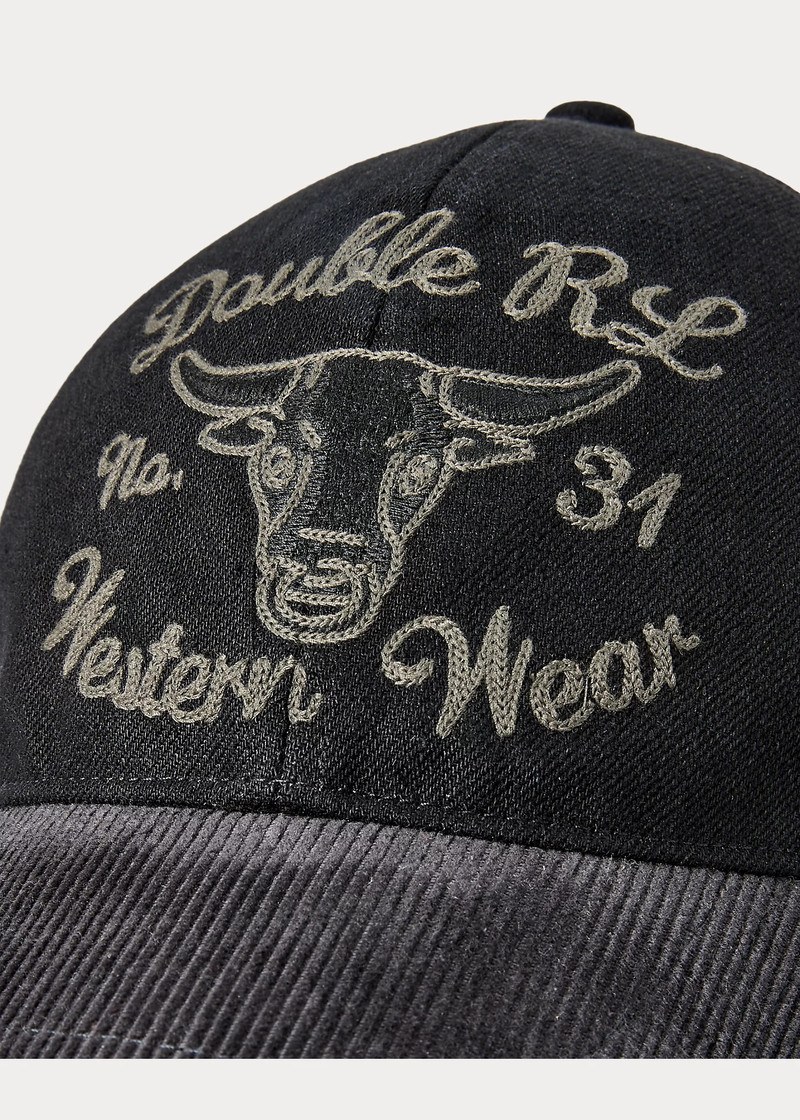 Embroidered Denim Trucker Cap 3