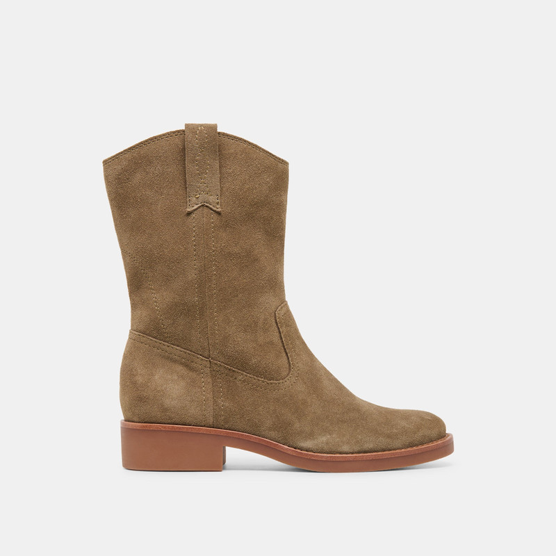 HALINE H2O BOOTS OLIVE SUEDE 1
