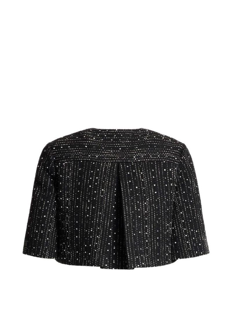 ELIE SAAB tweed cropped jacket outlook