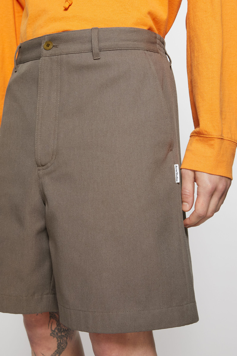 Regular fit shorts - Hazelnut brown 5