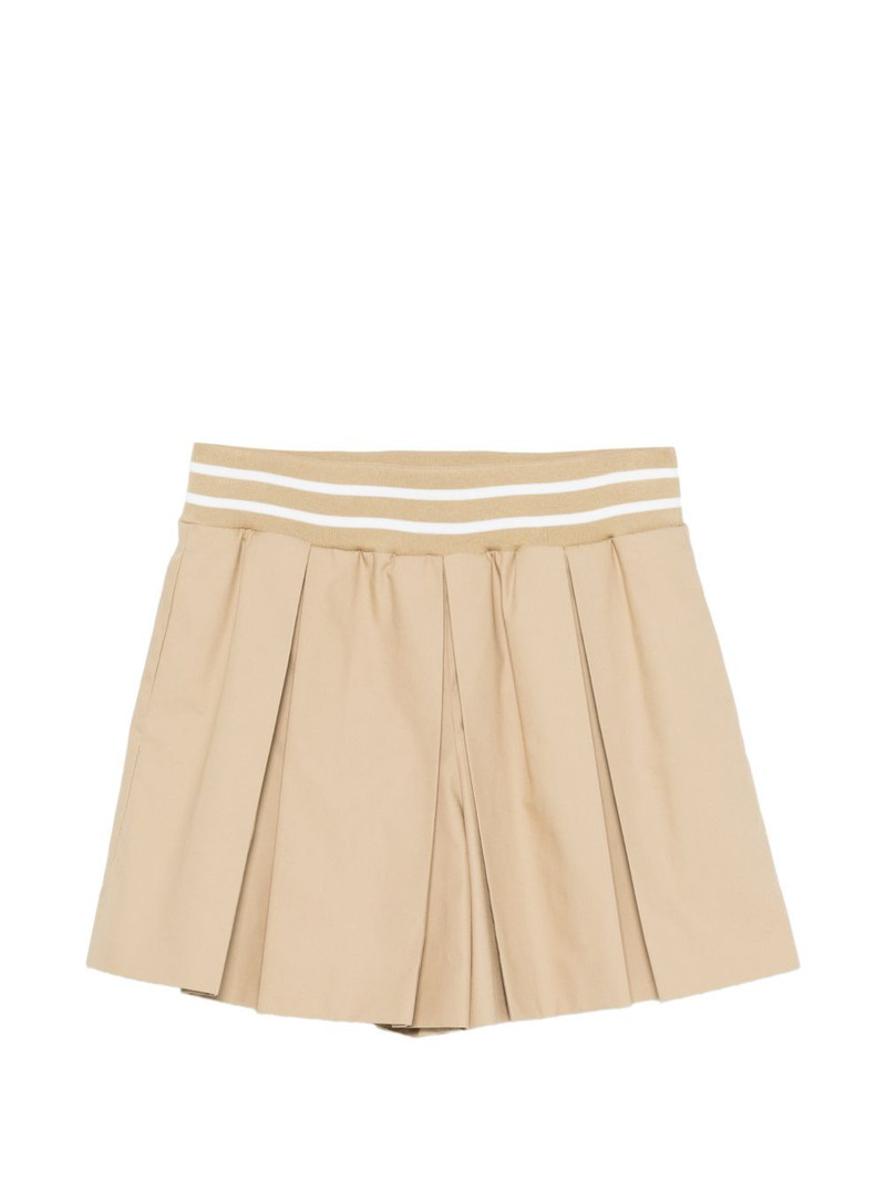 striped-waistband shorts 1