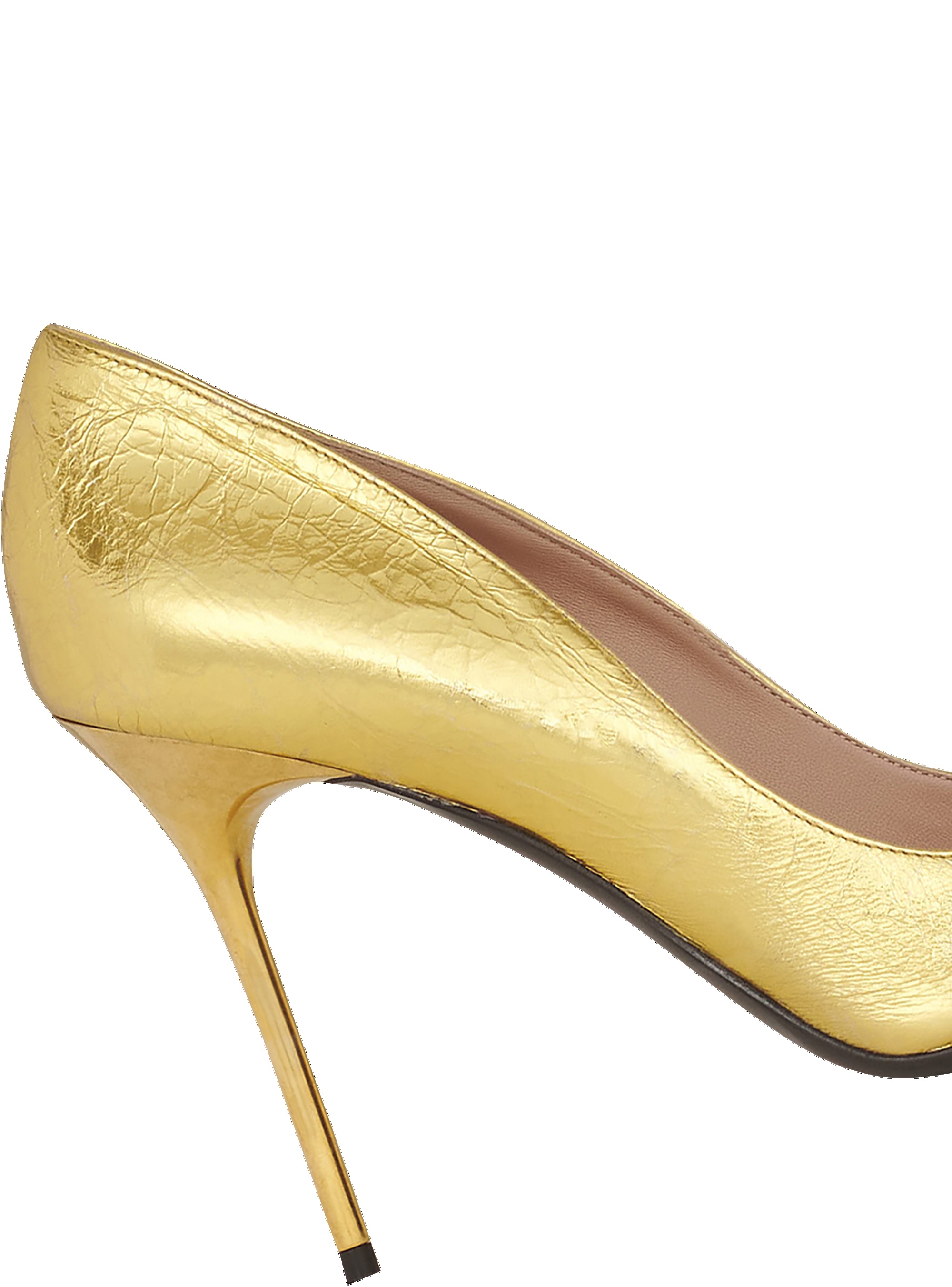 Pumps Ruby craquele metallic leather - 6