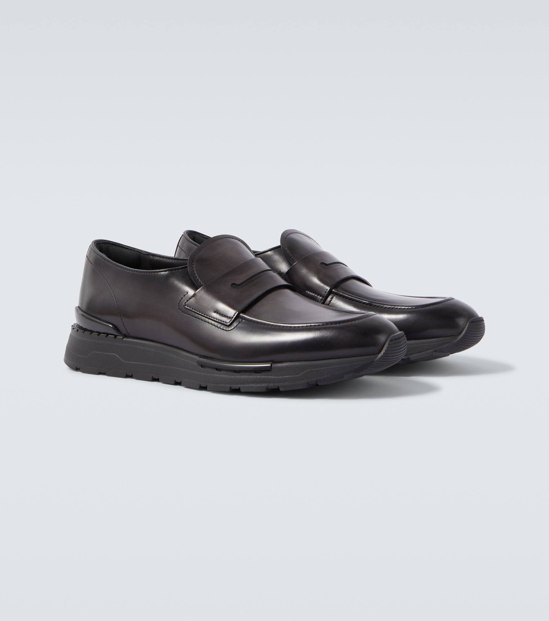 Venezia leather sneakers - 5