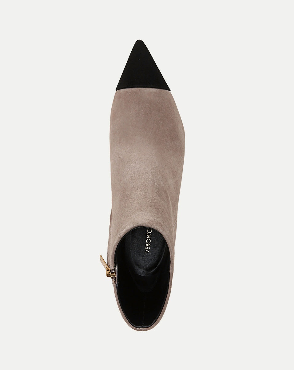 LISA CAP-TOE MID-HEEL BOOTIE - 3