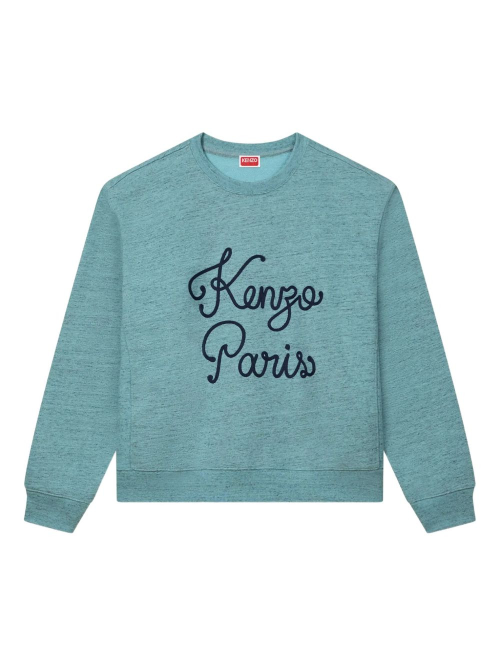 PARIS CHAINSTITCH-EMBROIDERED LOGO SWEATSHIRT - 1