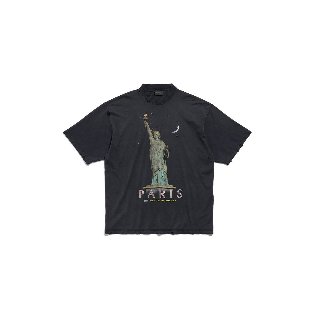 Paris Liberty T-shirt Medium Fit in Black - 1