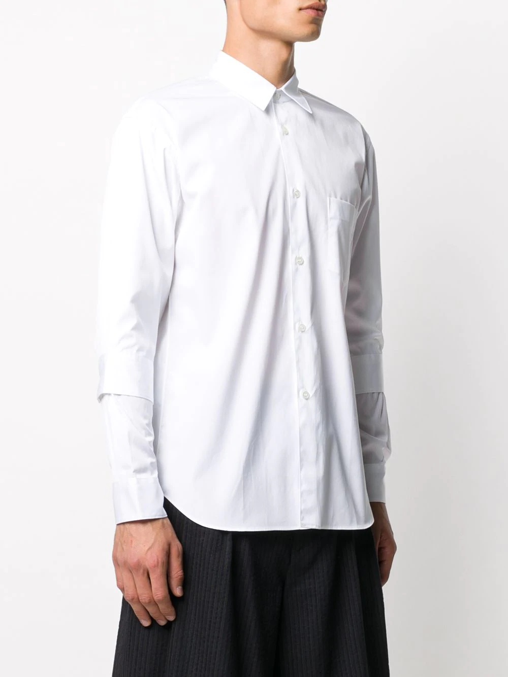 regular fit double-sleeve shirt - 3