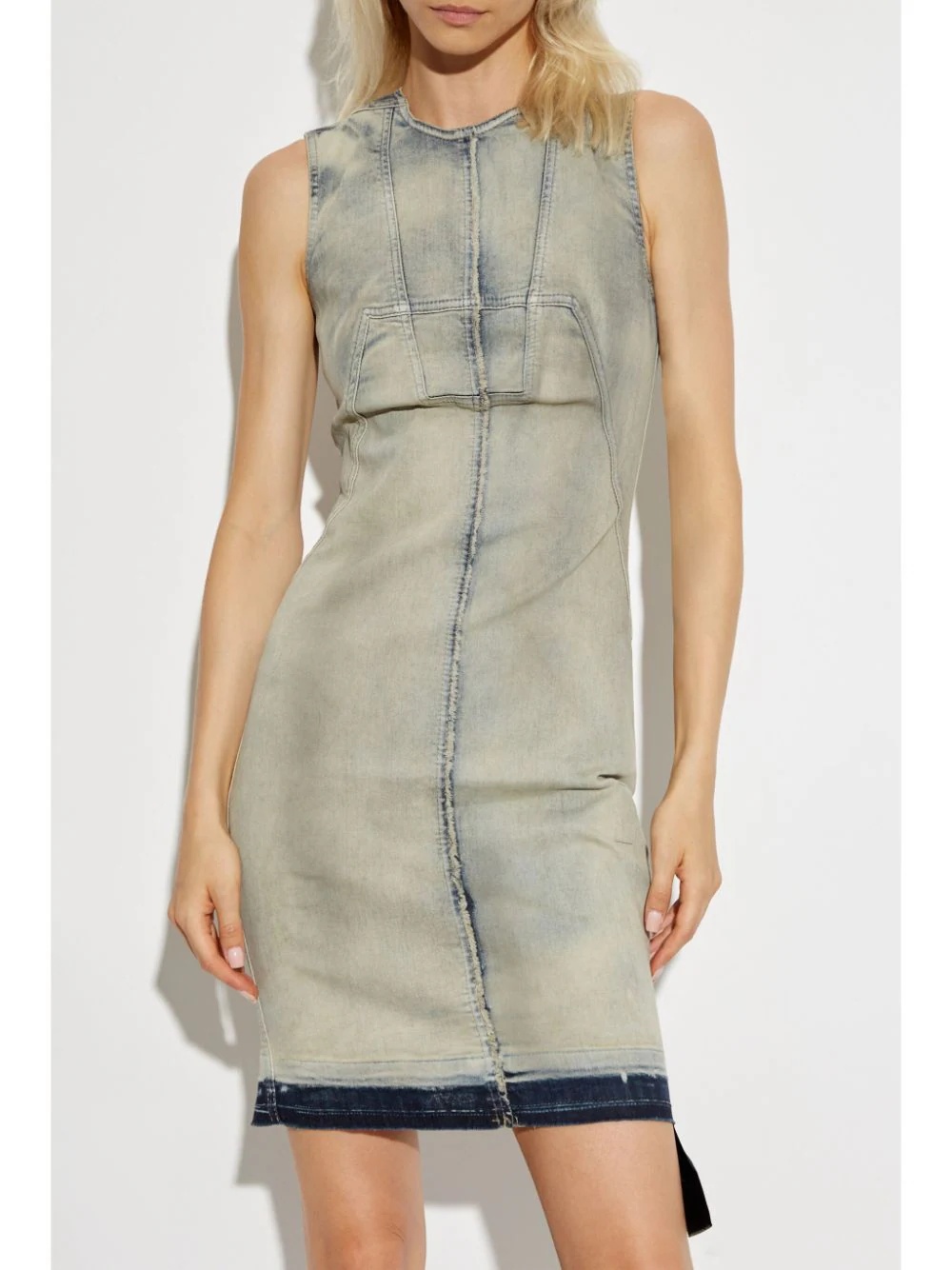 ワンピース RICK OWENS DRKSHDW Womens Splintered Denim Dress feu20240920-1.jpg?v=1727636363