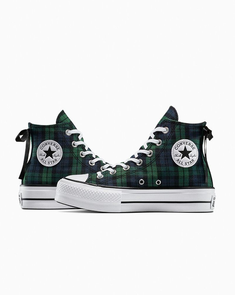 Chuck Taylor All Star Lift Platform Plaid 7