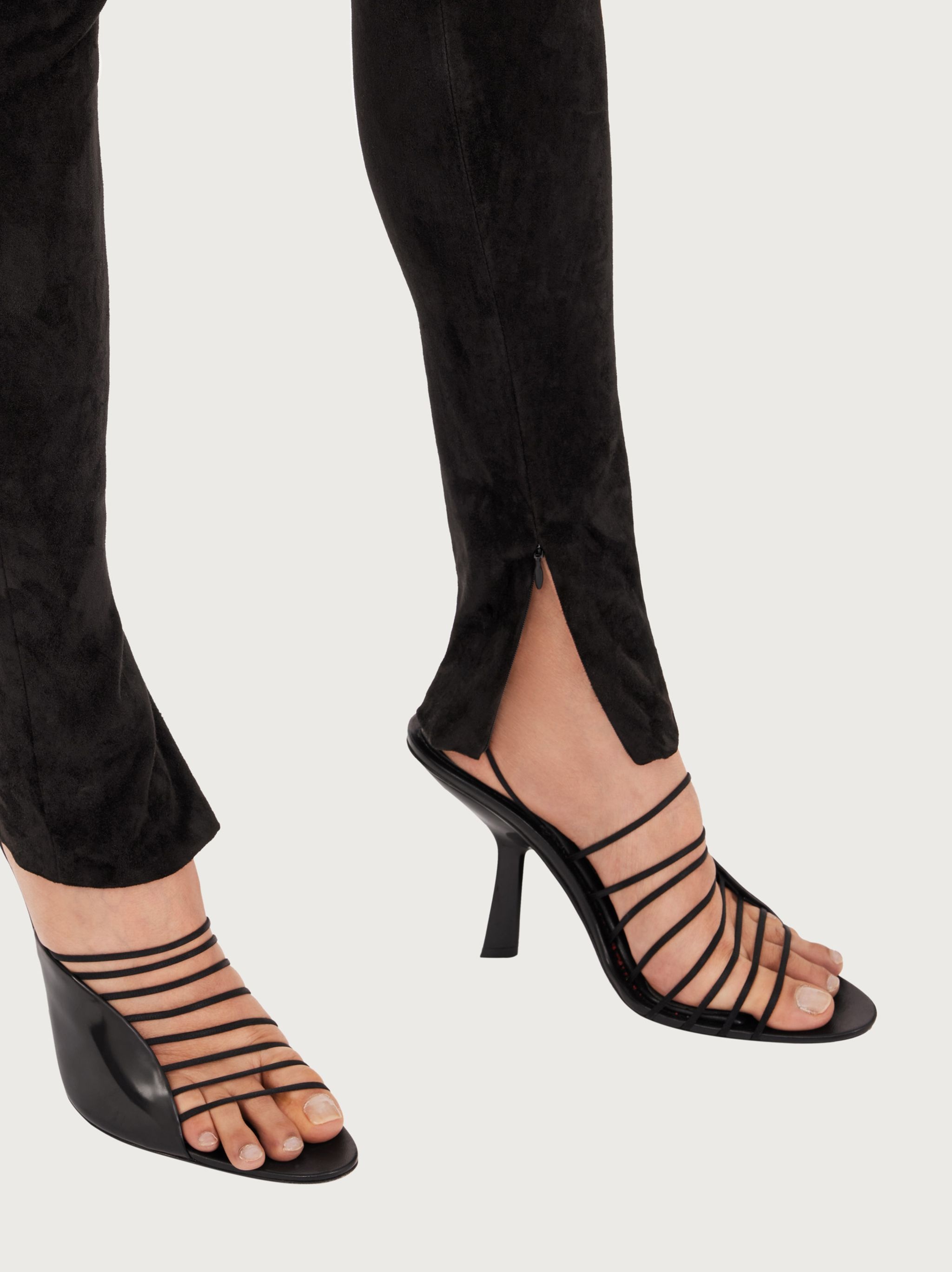 Suede stretch leggings - 5